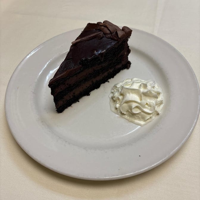 Chocolate Mousse Cake.
